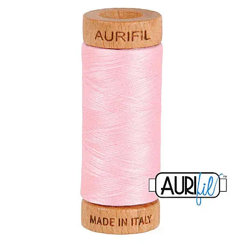 Cotton Thread 80wt Baby Pink Aurifil Spool
