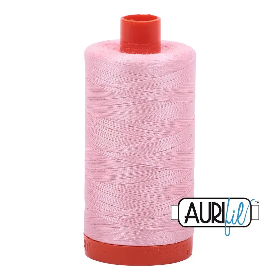 Cotton Thread Baby Pink Aurifil 50wt Large Spool