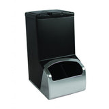 San Jamar MODBFD 2 Section Modular Dispenser, Condiment Caddy Countertop Organizer 8-15/16"W x 12-1/16"D x 16-9/16"H