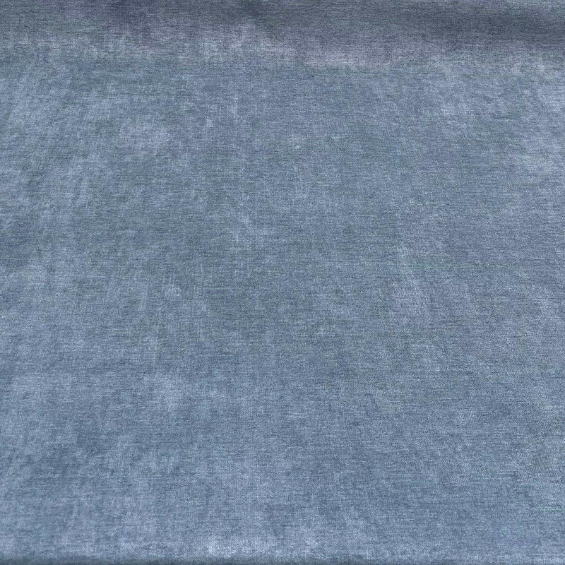 Fabricut Sensation Blue Chenille Fabric - Blue, Very Heavyweight, 54" Width (1 Yard)