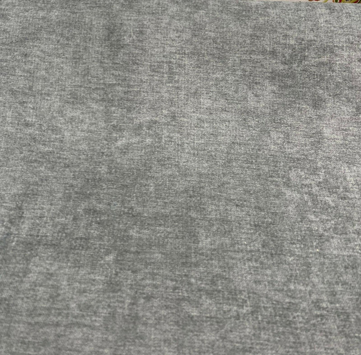 Sensation Polyester Chenille Upholstery Fabric - Pewter, 54" Width (1 Yard)