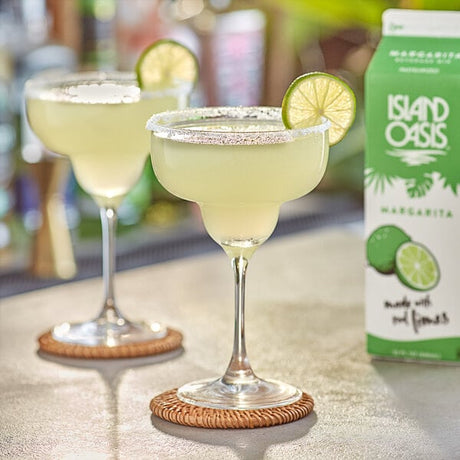 Island Oasis Margarita Frozen Beverage Mix 32 fl. oz. - 12/Case
