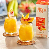 Island Oasis Plus Mango Peach Frozen Beverage Mix 32 fl. oz. - 12/Case