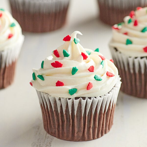 Mavalerio Red and Green Christmas Tree Sprinkles 25 lb.