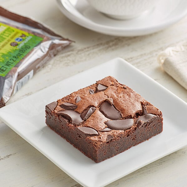 Sweet Street Desserts Frozen Gluten-Free Honduran Chocolate Brownie 2.8 oz. - 48/Case