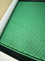 Polyamide Crepe Printed Green Black