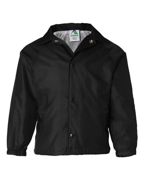 Youth Coach's Jacket with Water-Resistant Shell | Augusta Sportswear
