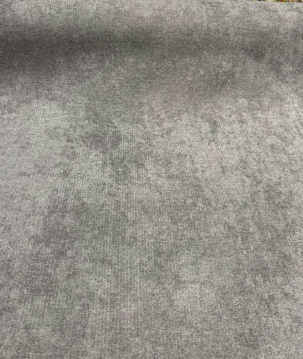 Fabricut Sensation Polyester Fabric - Charcoal Chenille, Stain Repellent, 54" Width (1 Yard)