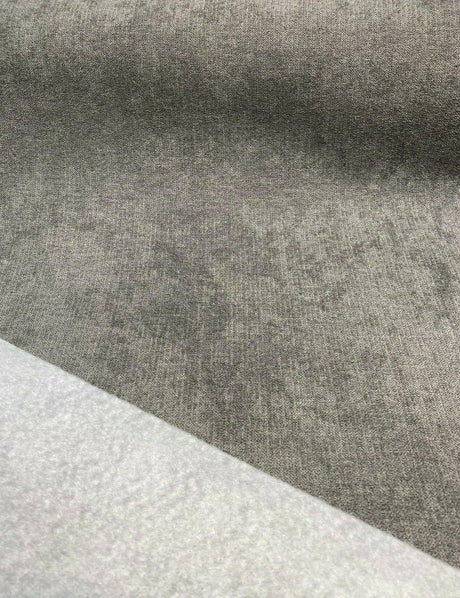 Fabricut Sensation Polyester Fabric - Charcoal Chenille, Stain Repellent, 54" Width (1 Yard)