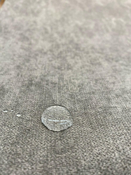 Fabricut Sensation Polyester Fabric - Charcoal Chenille, Stain Repellent, 54" Width (1 Yard)