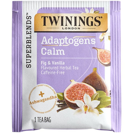 Twinings Calm Adaptogens, Fig & Vanilla Herbal Tea Bags - 18/Box