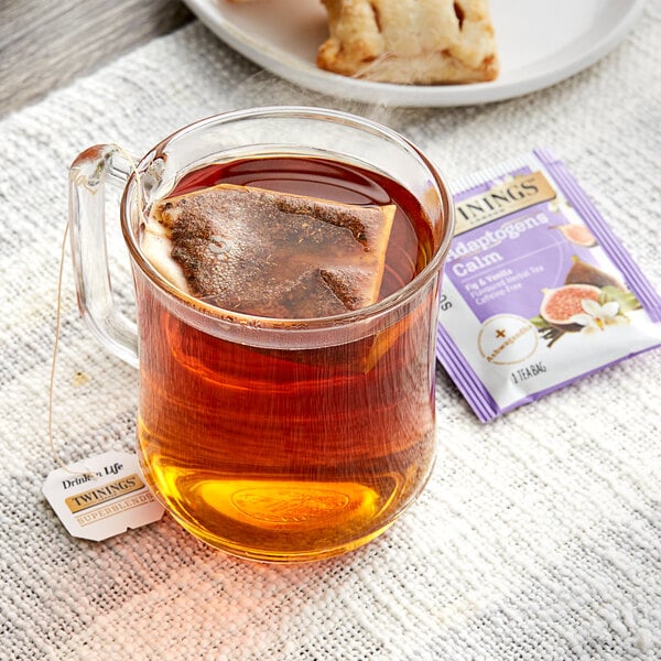 Twinings Calm Adaptogens, Fig & Vanilla Herbal Tea Bags - 18/Box