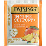 Twinings Superblends Immune Support+ Ginger & Mango Green Tea Bags - 16/Box