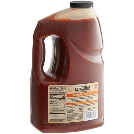 Cattlemen's Memphis Sweet BBQ Sauce 1 Gallon - 4/Case