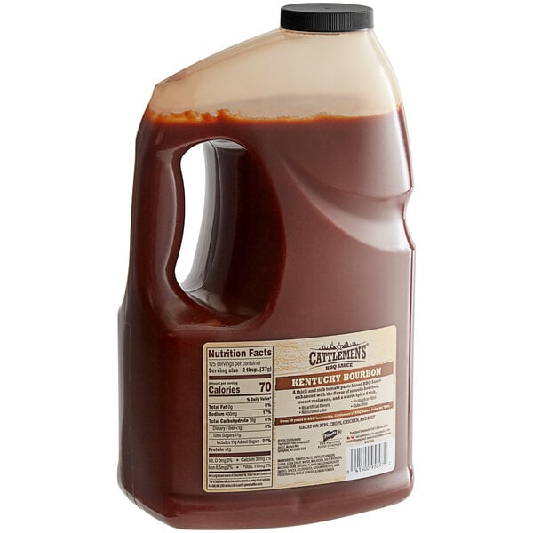 Cattlemen's Kentucky Bourbon BBQ Sauce 1 Gallon - 2/Case