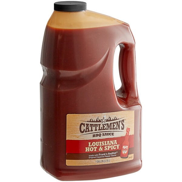Cattlemen's Louisiana Hot & Spicy BBQ Sauce 1 Gallon