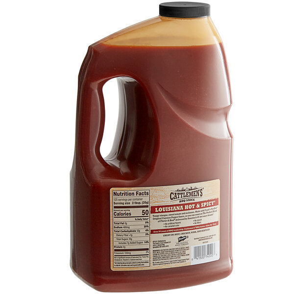 Cattlemen's Louisiana Hot & Spicy BBQ Sauce 1 Gallon