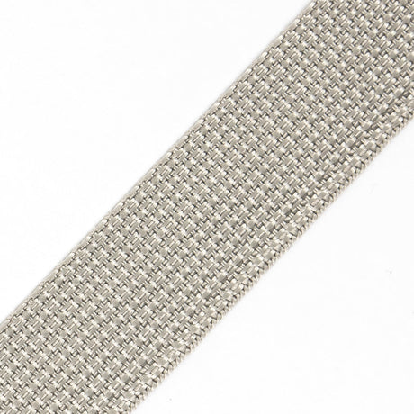 Silver Nylon Webbing - 1"