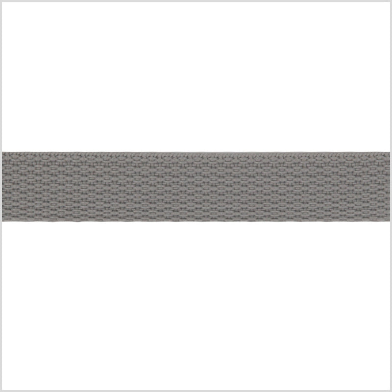 Silver Nylon Webbing - 0.75"