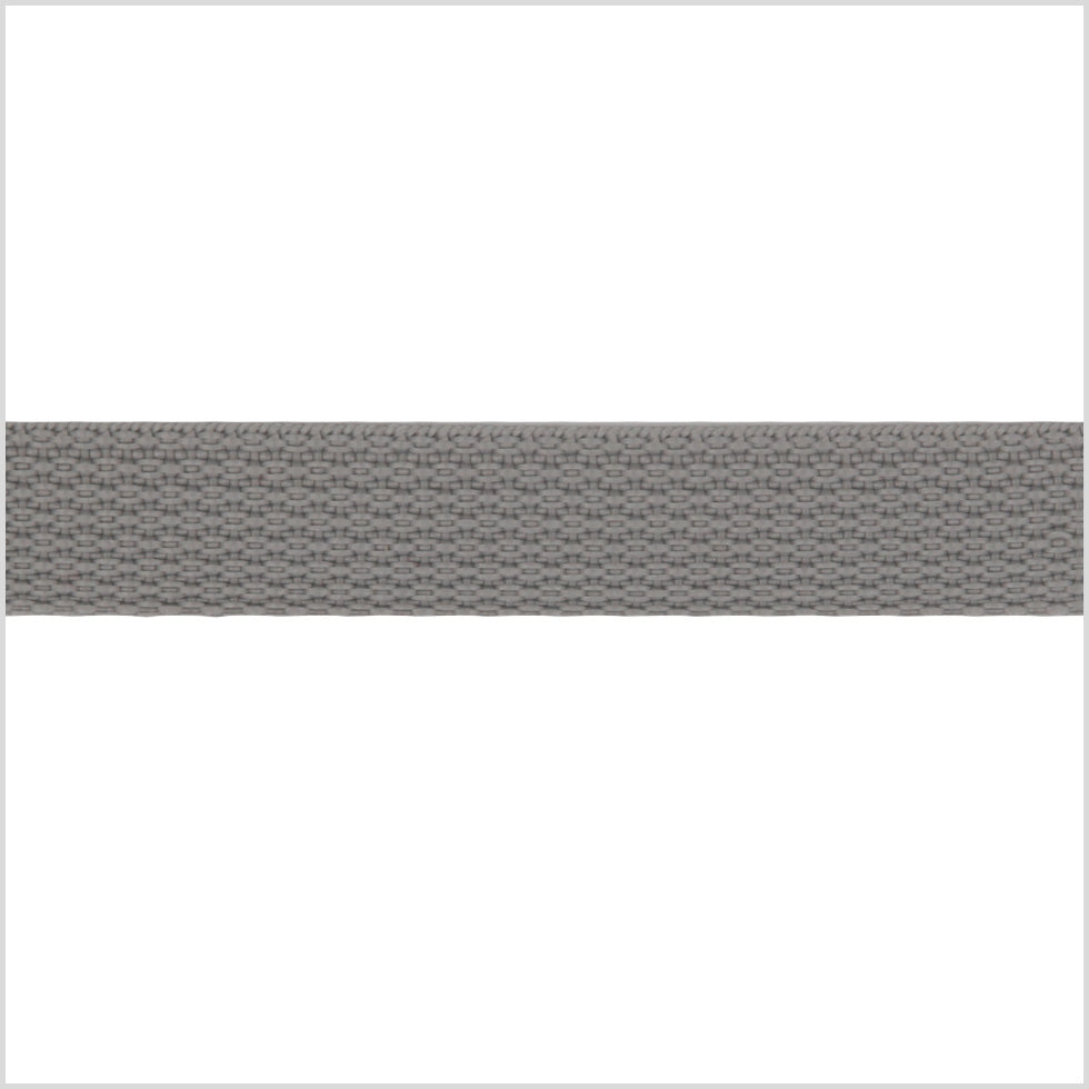 Silver Nylon Webbing - 0.75"