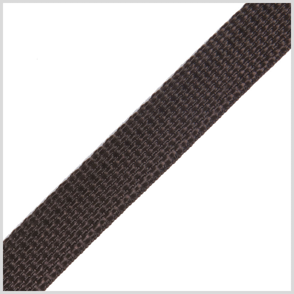 Brown Nylon Webbing - 0.75"
