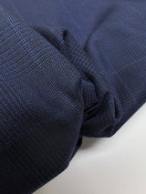 Polyamide Blend Striped Checked Fabric