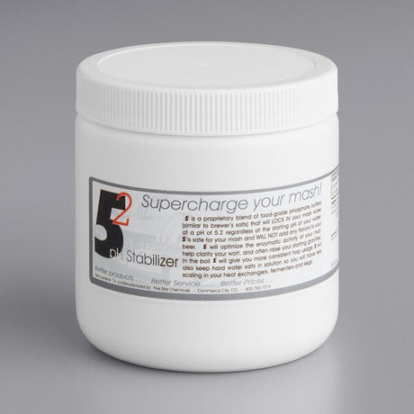 Five Star Chemicals 26-PHS-FS01-12 5.2 pH Stabilizer Brewery Phosphate Buffer Powder 1 lb.