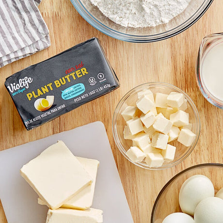Violife Plant-Based Vegan Salted Butter Brick 1 lb. - 36/Case