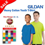 Gildan® Heavy Cotton Youth Crew Neck Short Sleeve T-Shirt