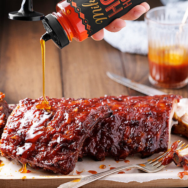 Mike's Hot Honey Extra Hot 12 oz. Bottle - 6/Case