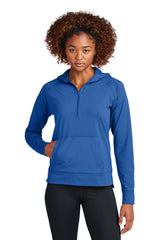 Sport-Tek® Women's Sport-Wick Stretch 1/2 Zip Hoodie