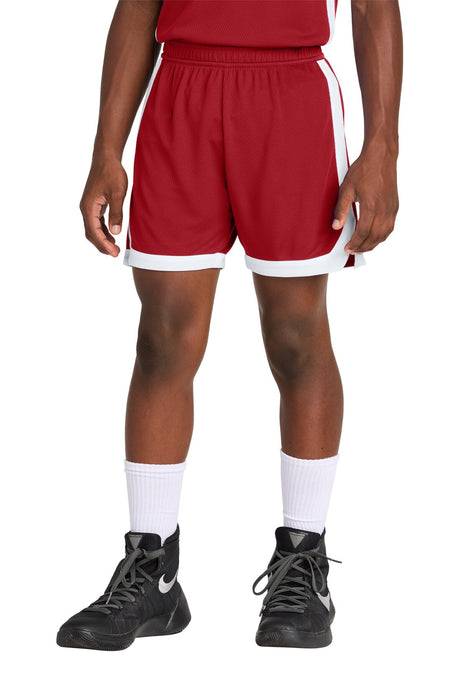 Sport-Tek® Youth Rival Basketball 5” Short