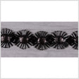 2" Black Fancy Beaded Trim