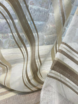 P Kaufmann NFP Sakarya Sand Double Width Sheer Polyester Fabric - Sand Sheer, 118" Width (By The Yard)