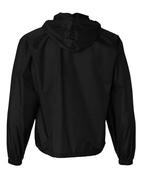 Packable Half-Zip Hooded Pullover Jacket