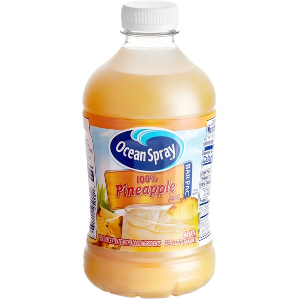 Ocean Spray Pineapple Juice 32 fl. oz. - 12/Case