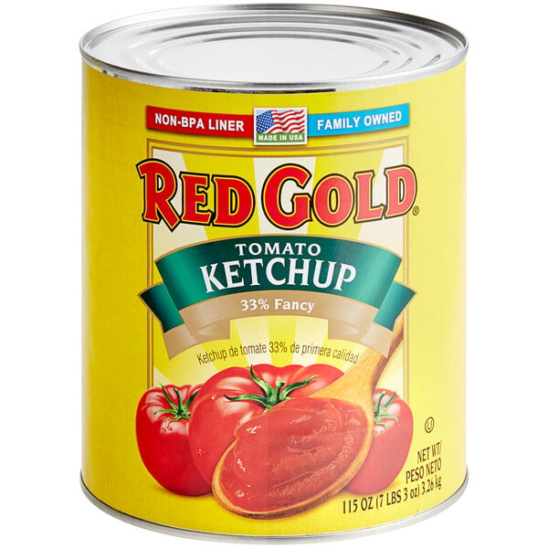 Red Gold 33% Fancy Tomato Ketchup #10 Can