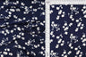 1 Yard Wool Dobby Floral Print Fabric, 58/59? Wide 100% Polyester