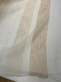 P Kaufmann NFP Banner Sheer Oatmeal Double Width Sheer Polyester Fabric - Beige Off White And Cream Sheer, 118" Width (1 Yard)