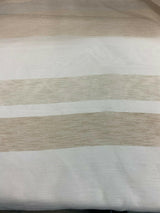 P Kaufmann NFP Banner Sheer Oatmeal Double Width Sheer Polyester Fabric - Beige Off White And Cream Sheer, 118" Width (1 Yard)