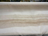 P Kaufmann NFP Banner Sheer Oatmeal Double Width Sheer Polyester Fabric - Beige Off White And Cream Sheer, 118" Width (1 Yard)