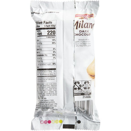 Pepperidge Farm Milano 4-Count (1.5 oz.) Cookie Pack - 60/Case