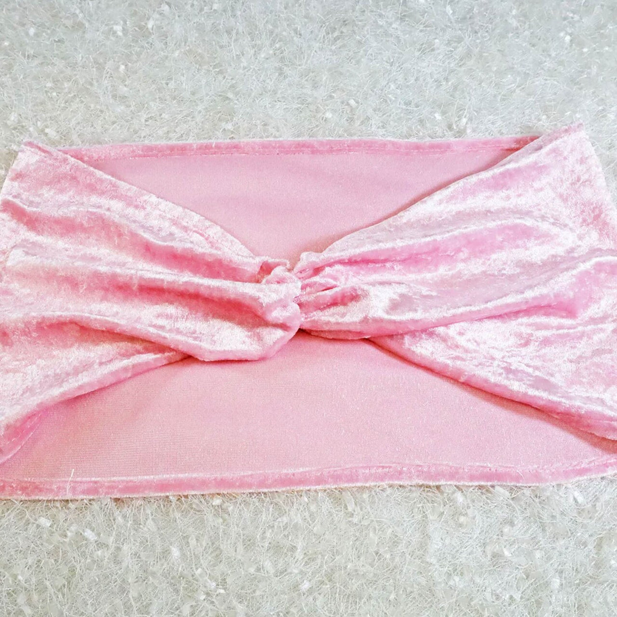 10 Pieces Pink Ruffled Ice Crushed Velvet Chair Bands for Elegant Event Styling 8x13 inches