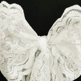 10 Pieces Ivory Caspari Lace Chair Sashes 9x108 Elegant Wedding and Event Decor 9" x 108"