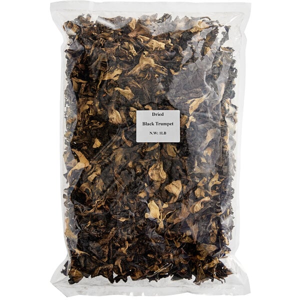 Dried Black Trumpet Mushrooms 1 lb.