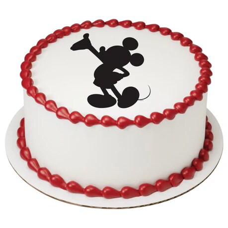 Mickey Mouse Silhouette Edible Cake Image PhotoCake®