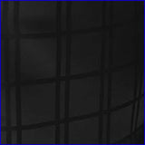 1 Piece Black Plaid Jacquard Polyester Banquet Chair Cover, Elegant Rustic Event Slipcover