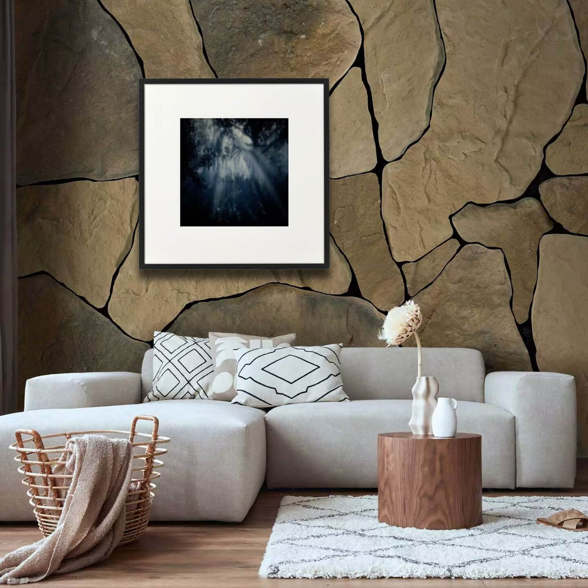 12½x12½" Black Aluminum Frame – No-Nail Hanging, Safe Front Protection, Multiple Sizes!