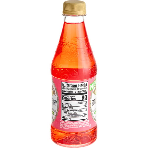 Rose's Strawberry Syrup 12 fl. oz. - 6/Case