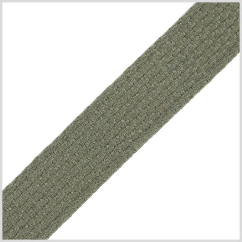 Olive Cotton Webbing - 1"